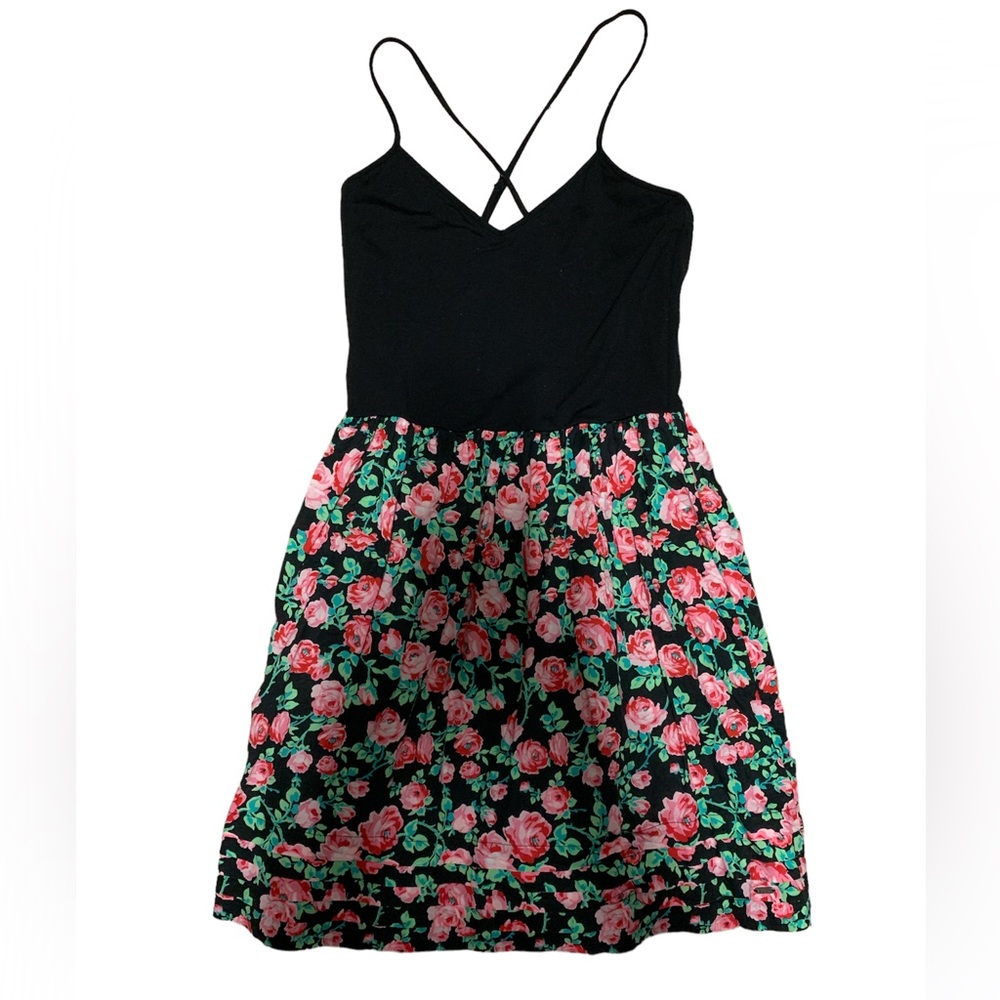 Victoria's Secret Pink Stretch Top Floral Dress M